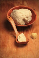 whipped shea butter in bowl